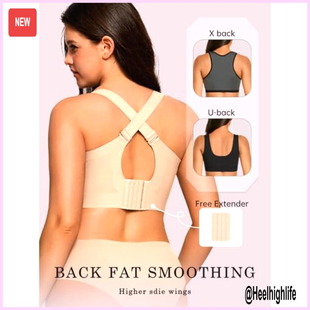 Plus Size Wireless Seamless Bra Full Coverage Sup… - image 3